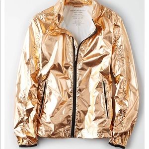 American Eagle Metallic Windbreaker
